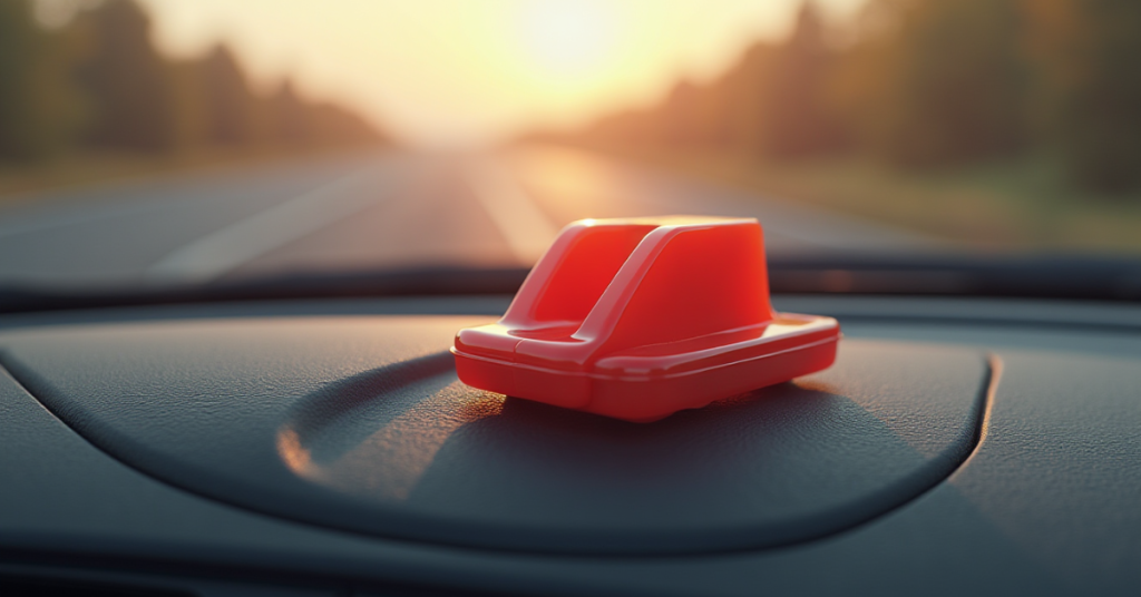 Car part printed in ABS filament displayed in direct sunlight to show heat resistance