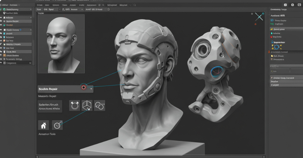 Meshmixer Software - screenshot